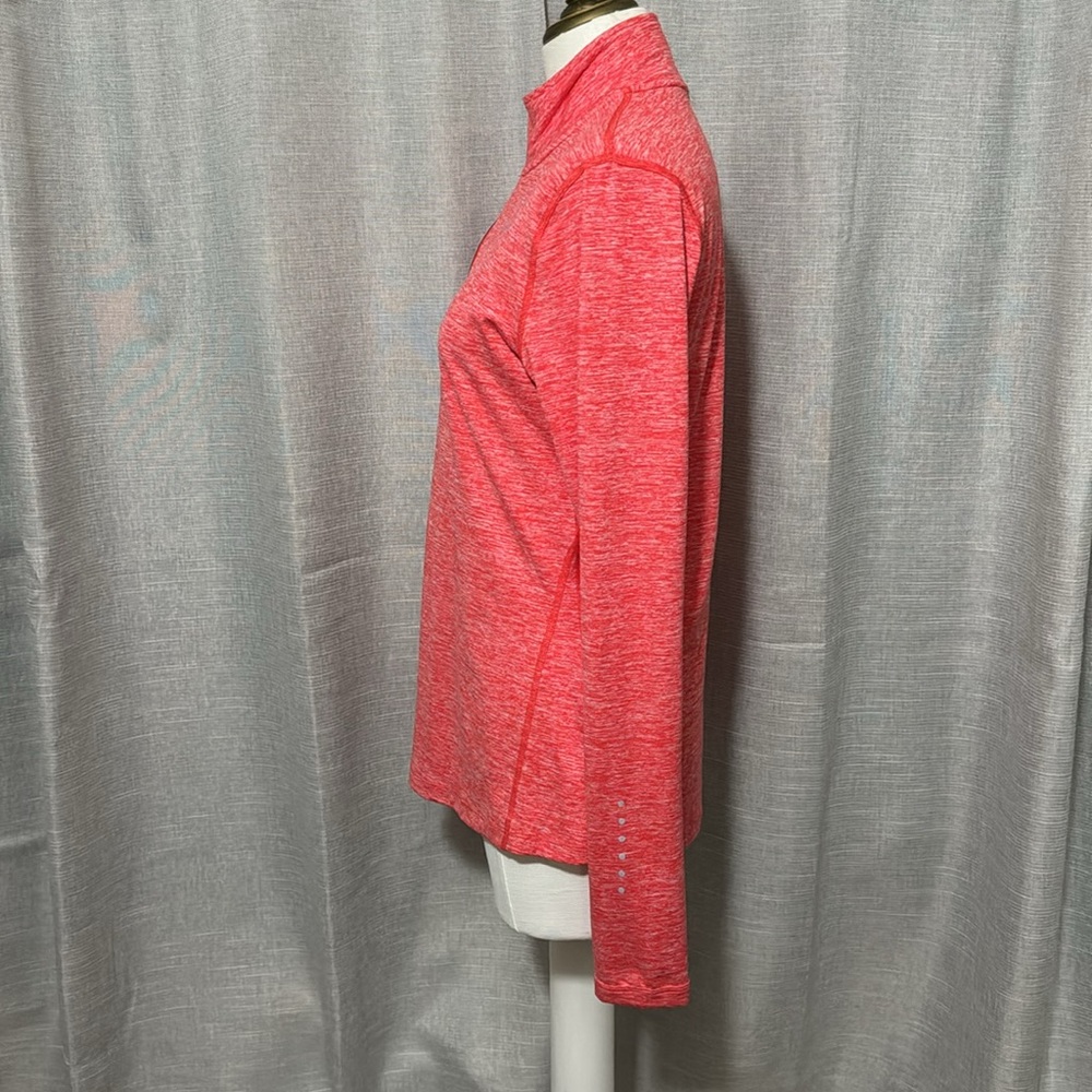 Like New-Worn 1x-Wmns Nike 1/4 Zip DriFit Top-Sz M-Orange Coral Color- - Picture 5 of 15